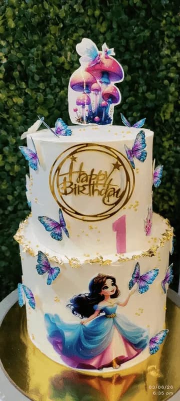 Fairy Princess 1st Birthday Cake